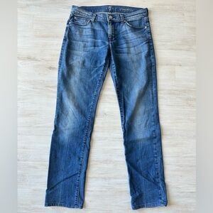 7 For All Man Kind Straight Leg Jeans